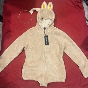 Dolls Kill Labubu Costume in beige